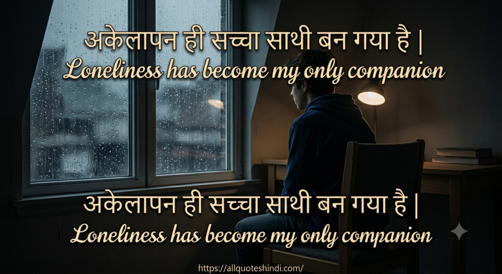 Alone Quotes in Hindi | 200+ अकेलेपन के दिल को छूने वाले कोट्स (2026) 4 Alone Quotes in Hindi and English हिंदी और इंग्लिश में अकेलेपन के कोट्स