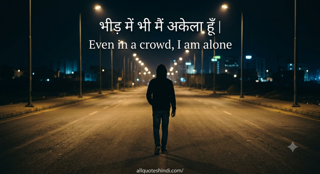 Alone Quotes in Hindi | 200+ अकेलेपन के दिल को छूने वाले कोट्स (2026) 1 Alone Quotes in Hindi