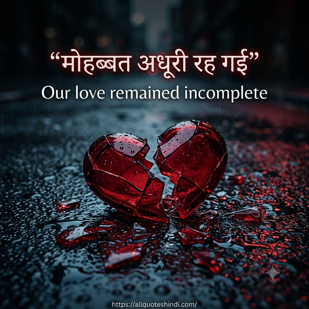 Best 100+ broken heart sad Quotes in hindi 3 Sad Broken Heart Quotes in Hindi