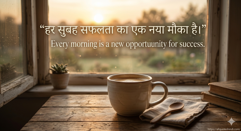 Motivational Good Morning Quotes in Hindi