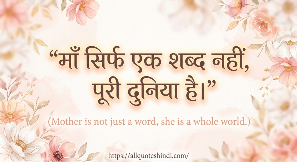 Heart Touching Quotes for Maa