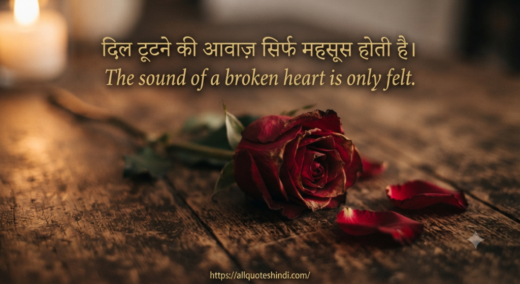 One Sided Love Quotes in Hindi | 150+ Heart Touching Lines 2026 3 One Sided Love Quotes in Hindi & English